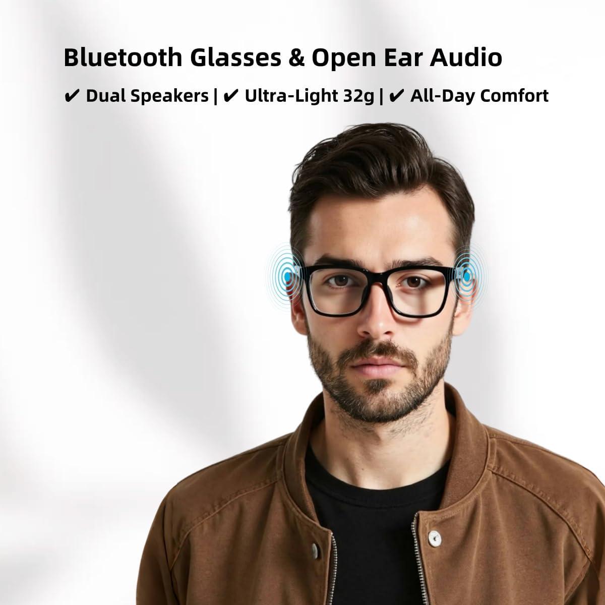 Gafas Inteligentes Bluetooth Otinsile GS08 con Lentes Transparentes