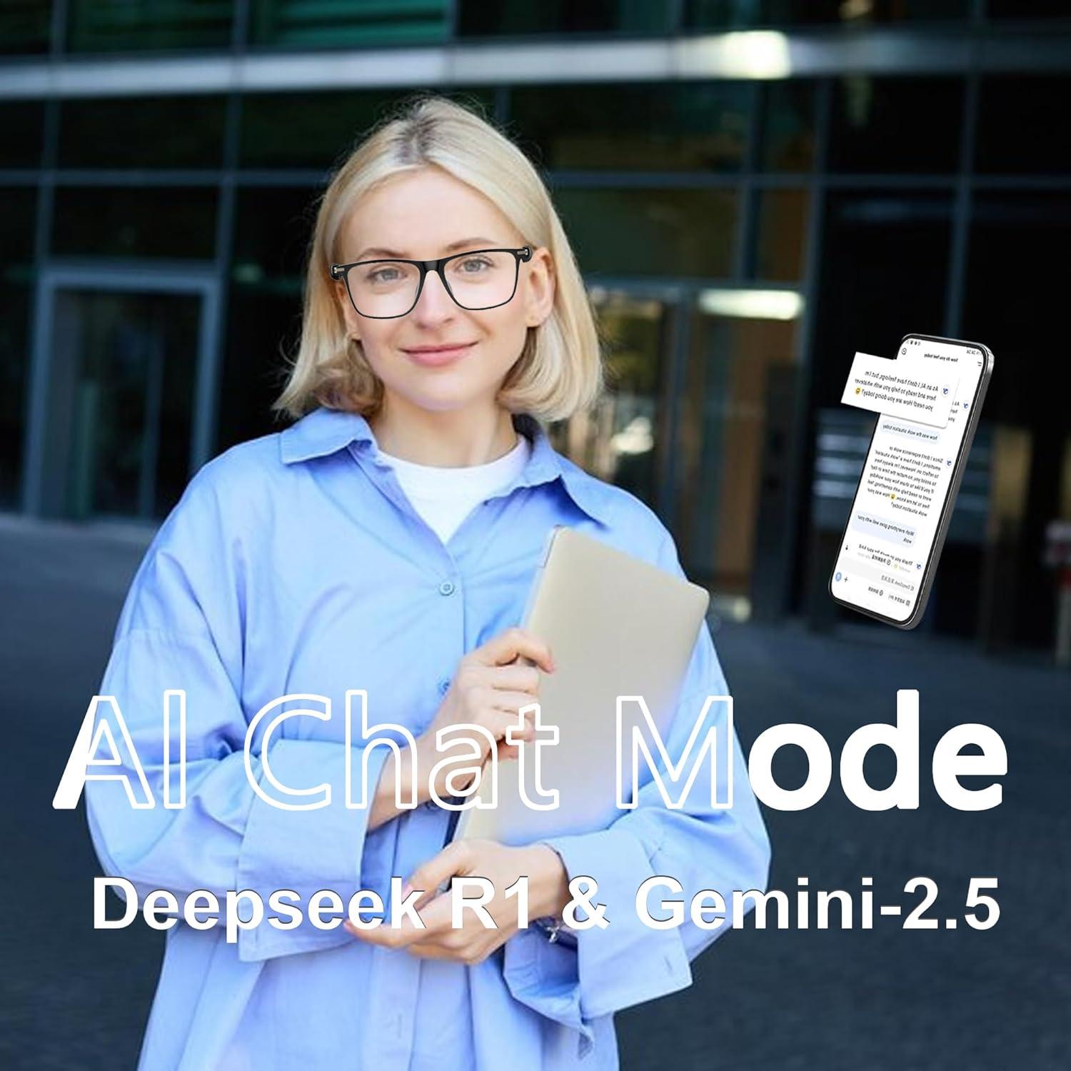 Gafas Inteligentes Bluetooth 5.3 xunmirusu M01 con Traducción AI