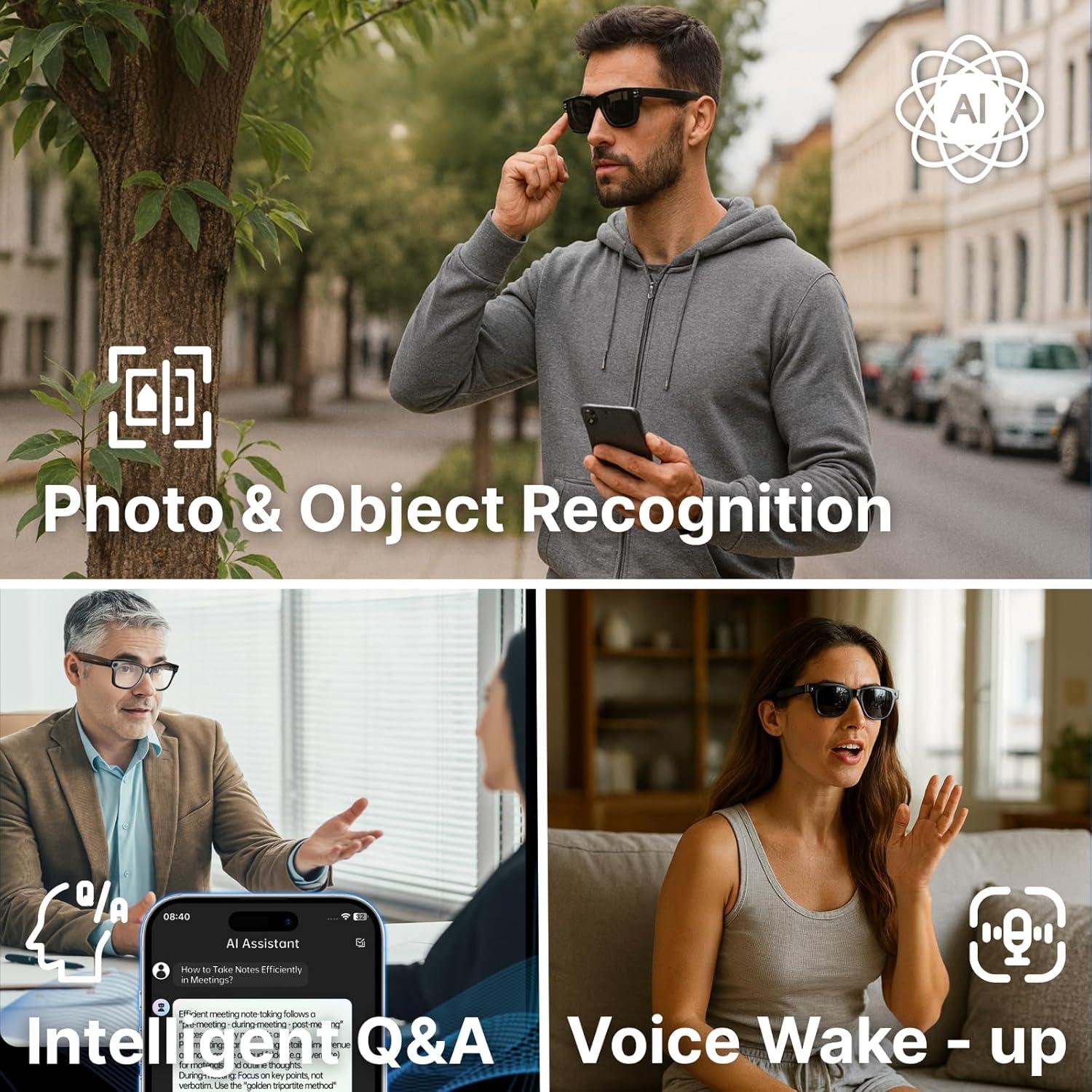 Gafas Inteligentes NexLenz W610 - Cámara 8MP, Bluetooth, IP67