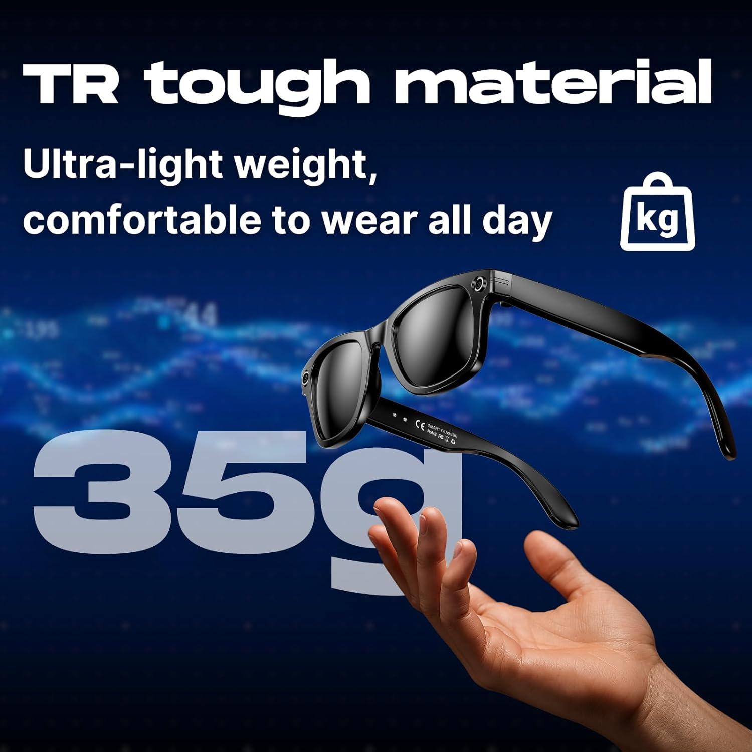 Gafas Inteligentes NexLenz W610 - Cámara 8MP, Bluetooth, IP67