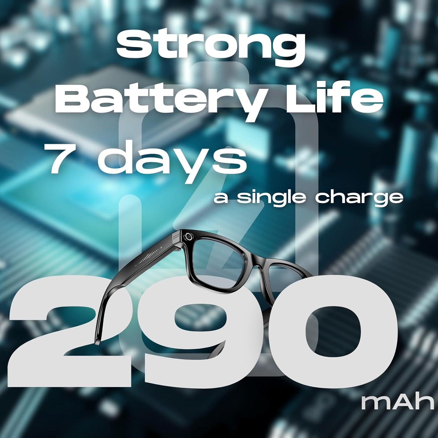 Gafas Inteligentes NexLenz W610 - Cámara 8MP, Bluetooth, IP67