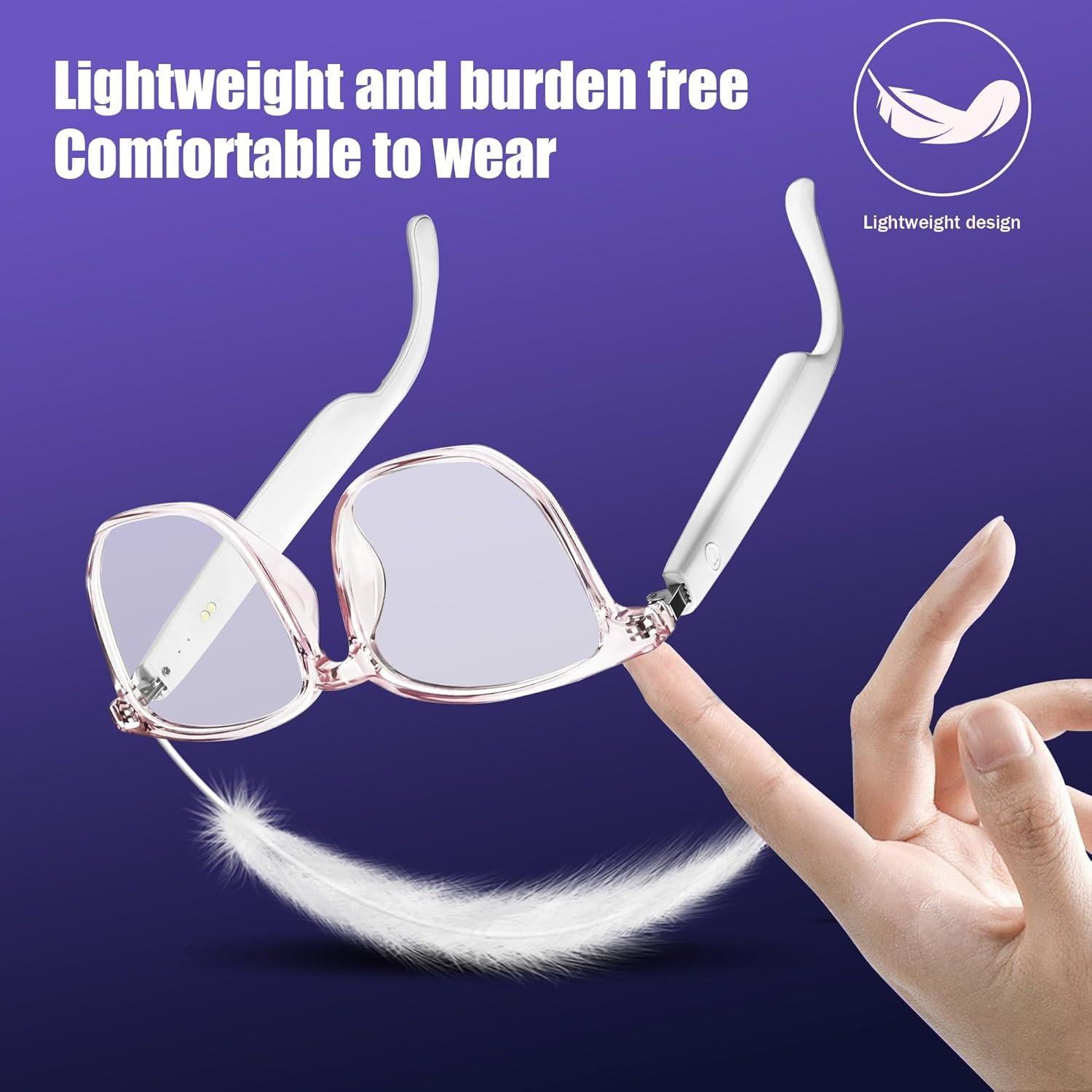 Gafas Inteligentes para Mujeres - Audio Abierto HD, Bluetooth