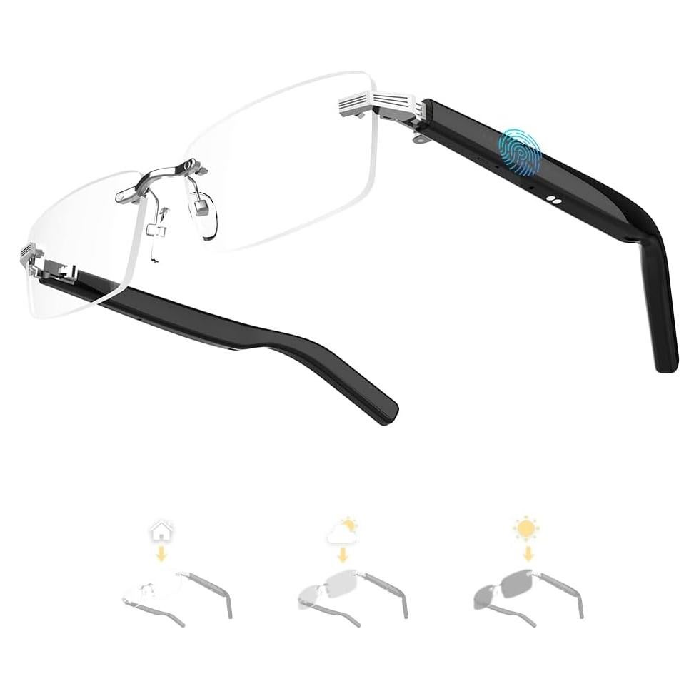 Gafas Inteligentes Sin Montura Faifxo con Altavoz Bluetooth