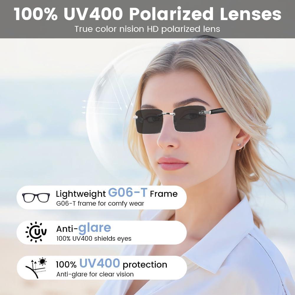 Gafas Inteligentes Sin Montura Faifxo con Altavoz Bluetooth