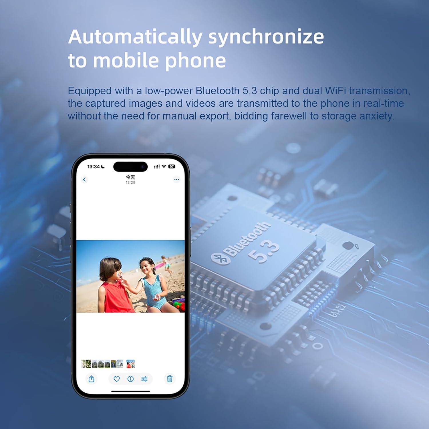 Gafas Inteligentes QJF con Cámara 1080P y Bluetooth