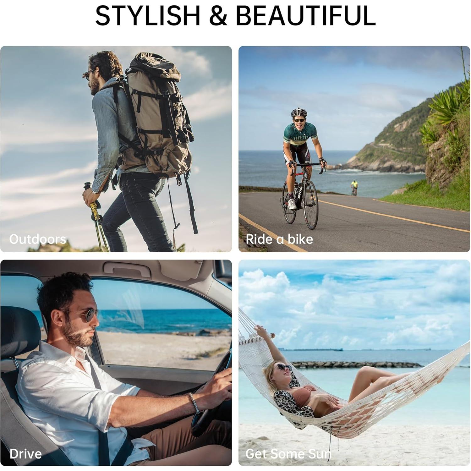 Clip Polarizado Ray-Ban Meta Wayfarer Verde Regular