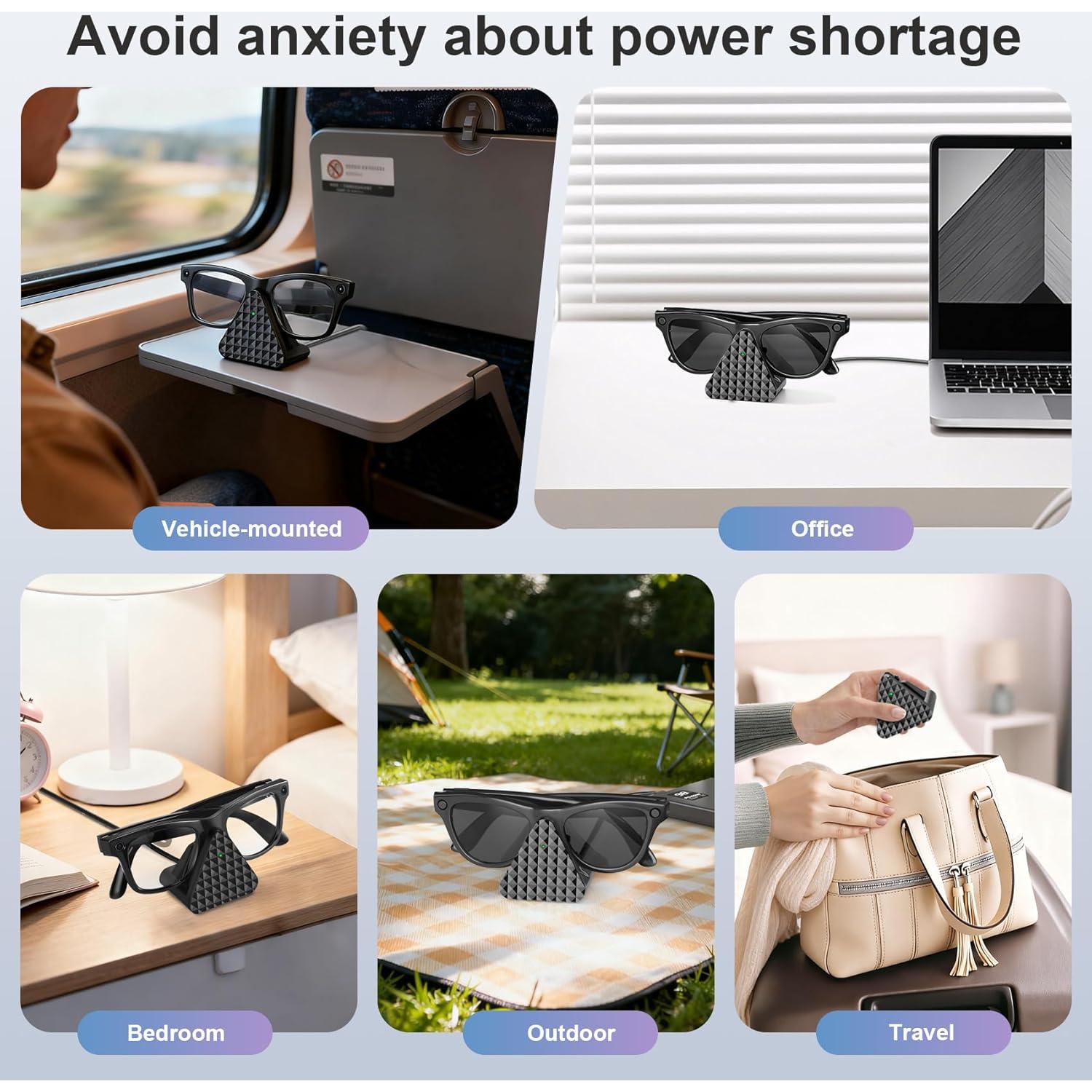 Cargador Estación Ray-Ban Meta - Soporte de Carga y Exhibición