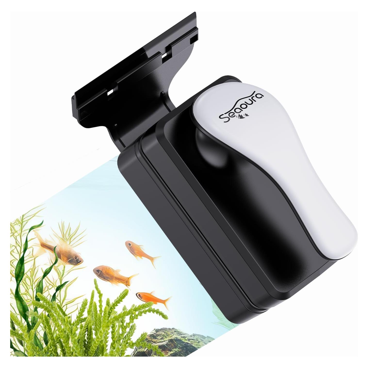 Limpiador Magnético de Vidrio para Acuario SEAOURA SR-510 - Tamaño S