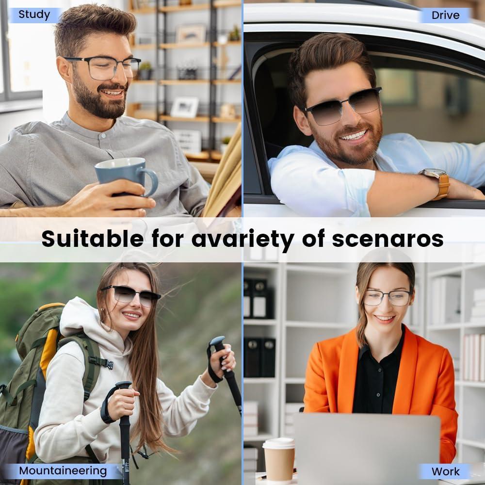 Gafas Bluetooth Inteligentes Yeabomy con Lentes Fotocromáticas