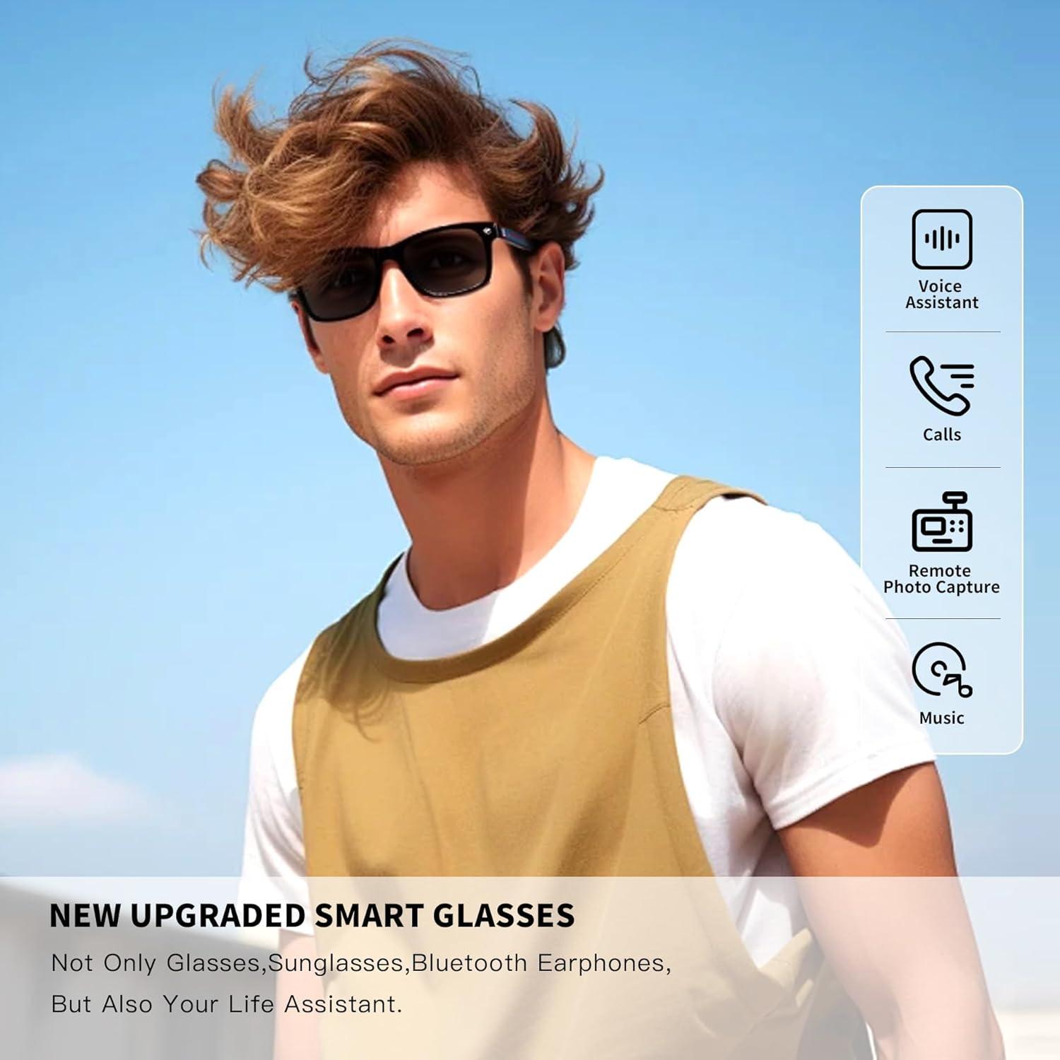 Gafas Inteligentes Bluetooth Shenzhen E13V con Altavoces Abiertos