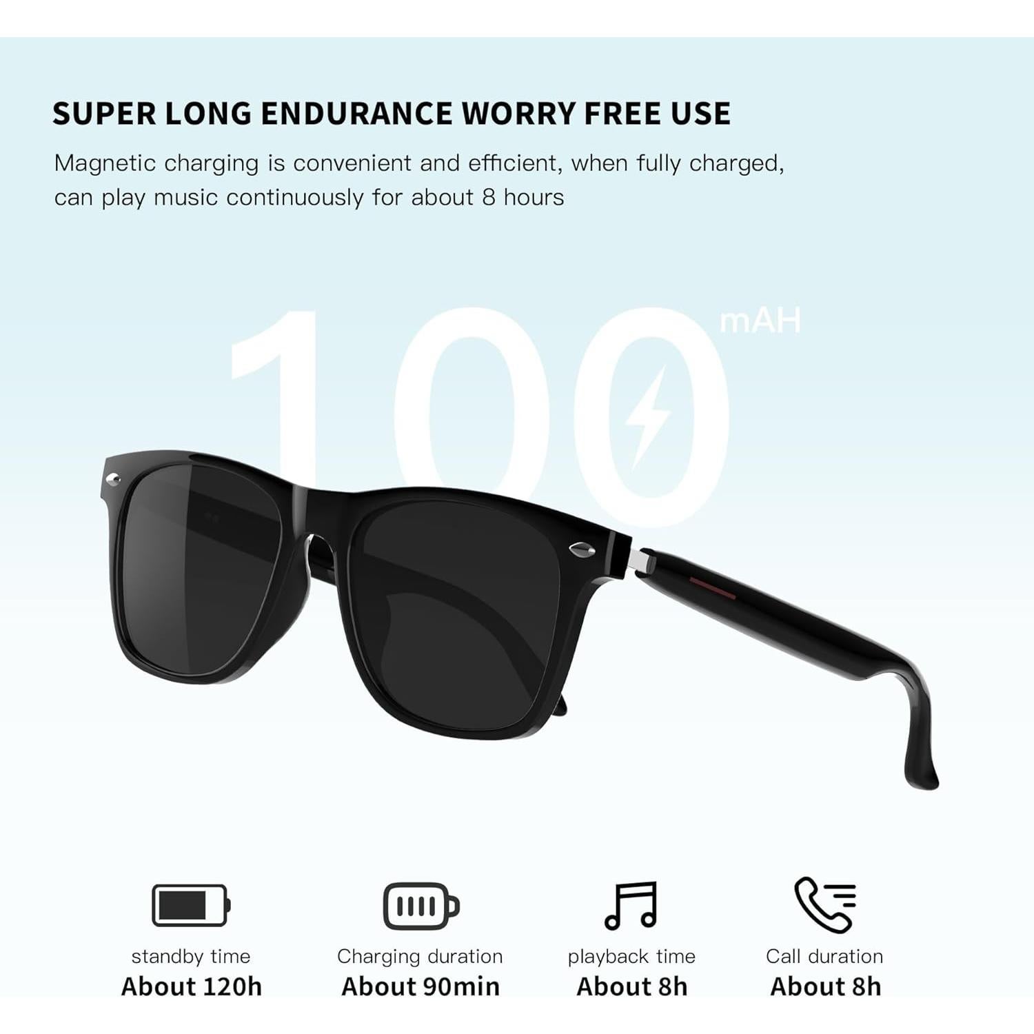 Gafas Inteligentes Bluetooth Shenzhen E13V con Altavoces Abiertos