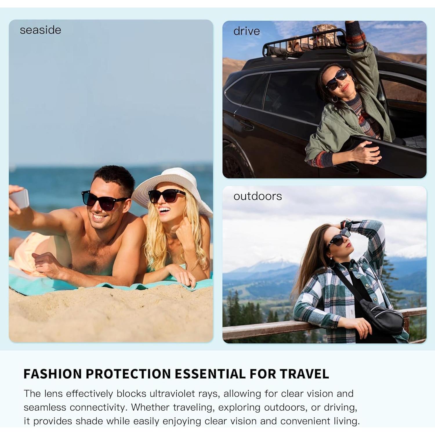 Gafas Inteligentes Bluetooth Shenzhen E13V con Altavoces Abiertos