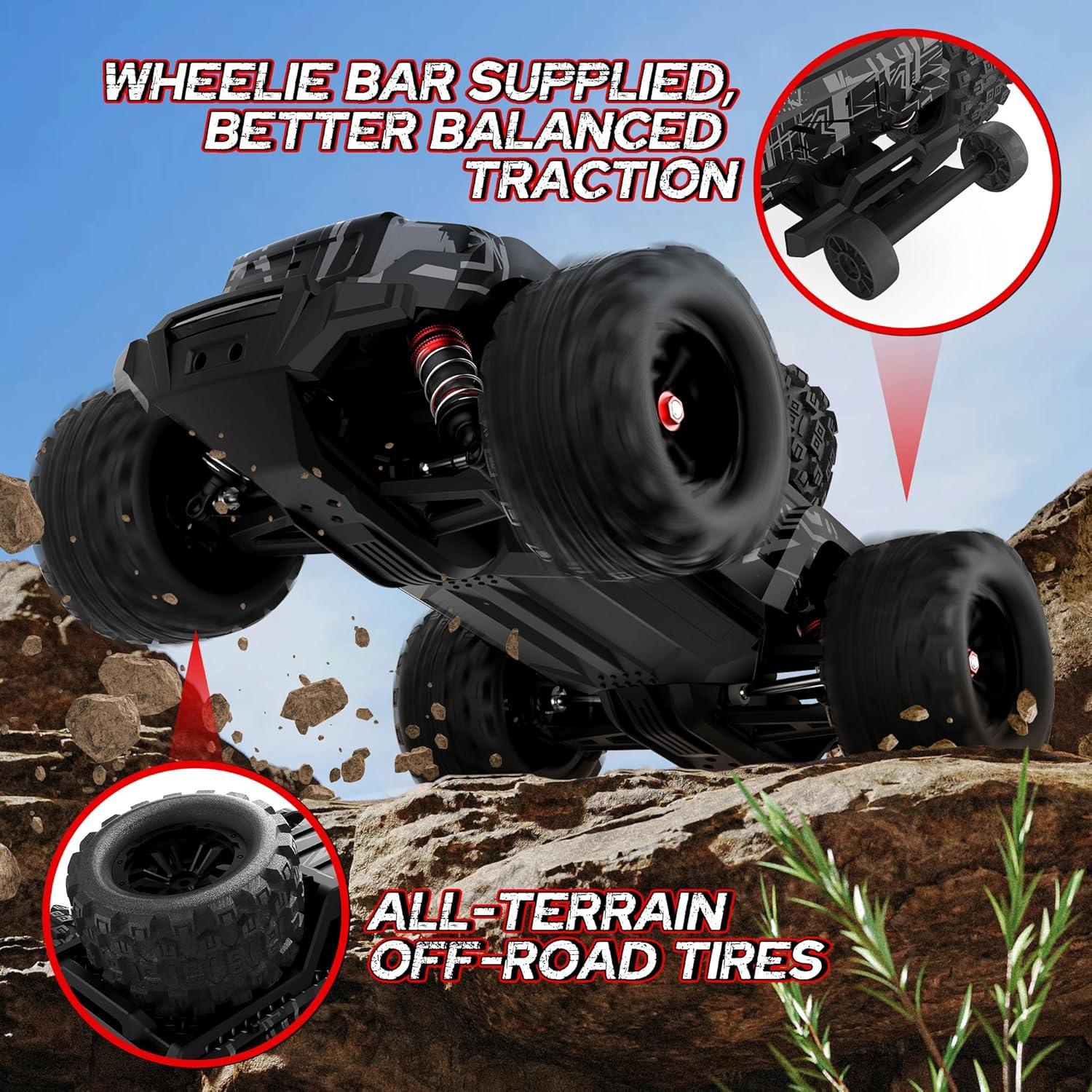 Camión RC Todo Terreno Kolegend 1/16 58 KM/H 4WD con 2 Baterías