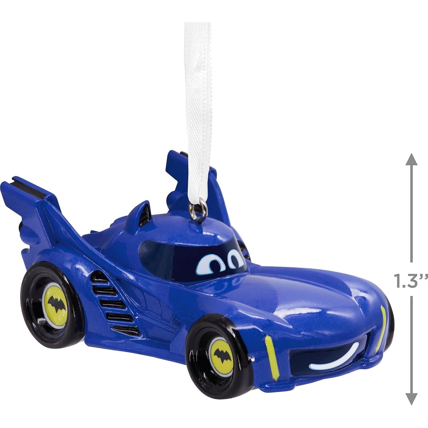 Adorno Navideño Hallmark Batimóvil DC Batwheels 7.62x5.08 cm