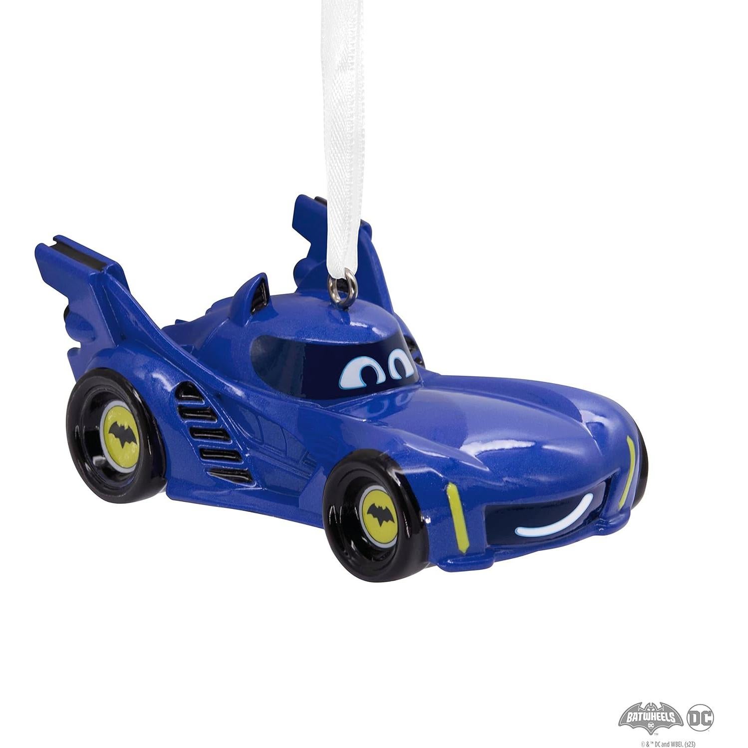 Adorno Navideño Hallmark Batimóvil DC Batwheels 7.62x5.08 cm