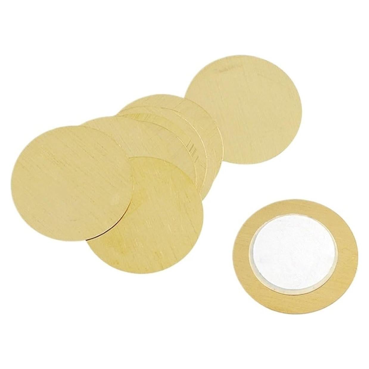 10PCS Placa Piezoeléctrica Cerámica 35mm y 50mm con Cable