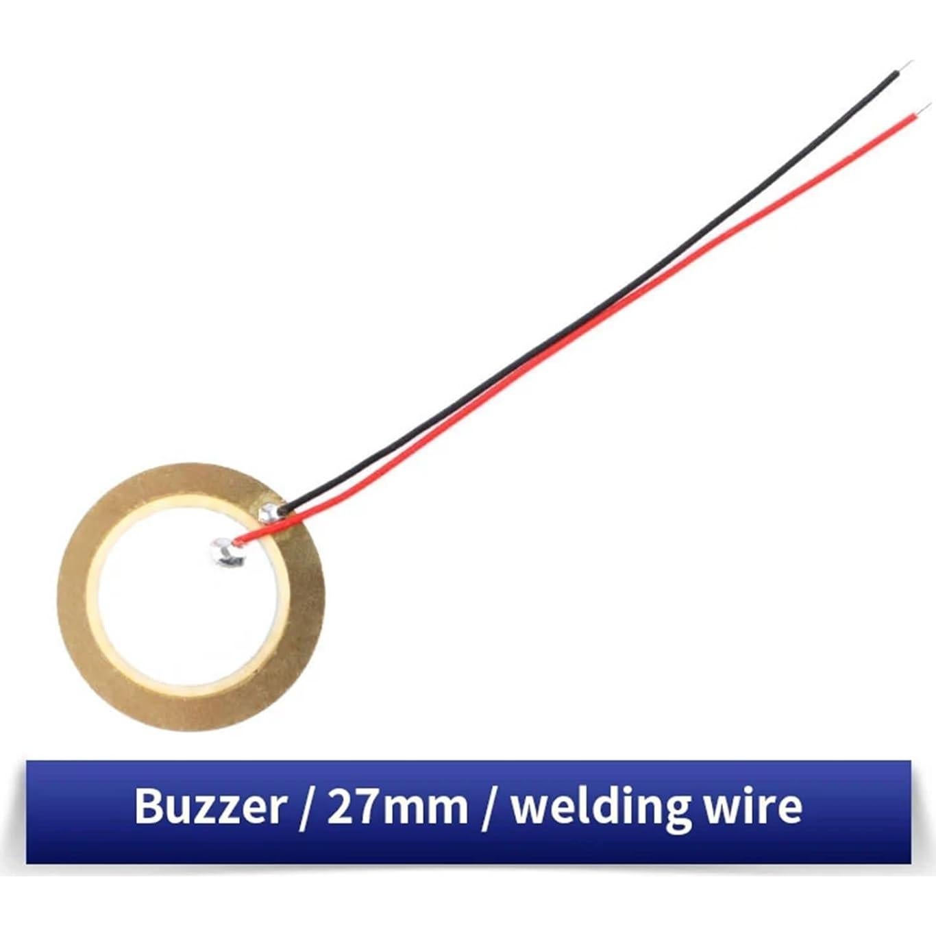 10PCS Placa Piezoeléctrica Cerámica 35mm y 50mm con Cable