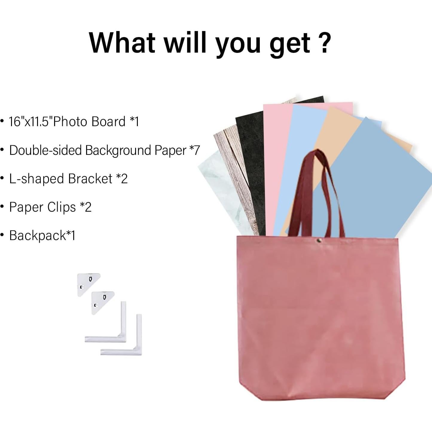 Kit de Tableros de Fondo para Fotos SHDASMIL 7pcs 40.64x29.21cm