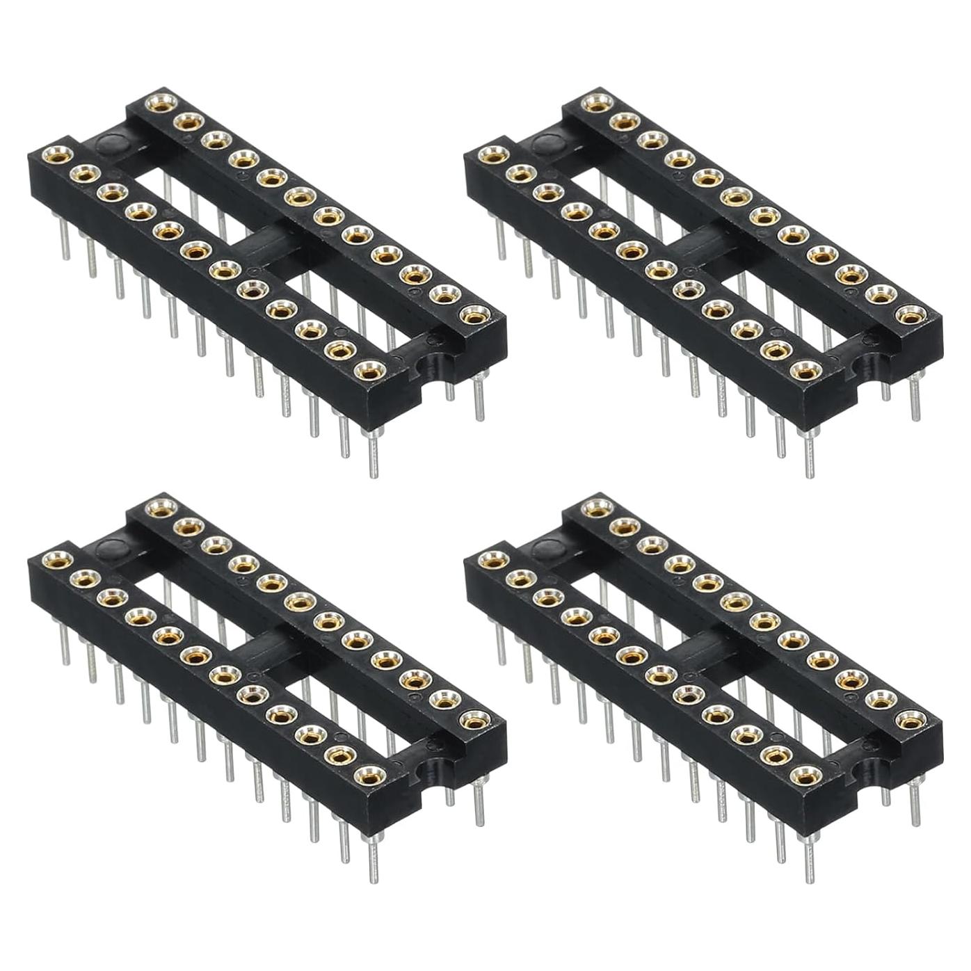 Zócalo IC 4pcs MECCANIXITY 24P 2.54mm para Placa PCB