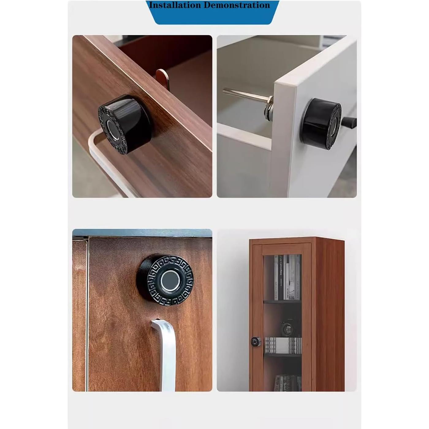 Cerradura Electrónica Biométrica Lelukee para Gabinete