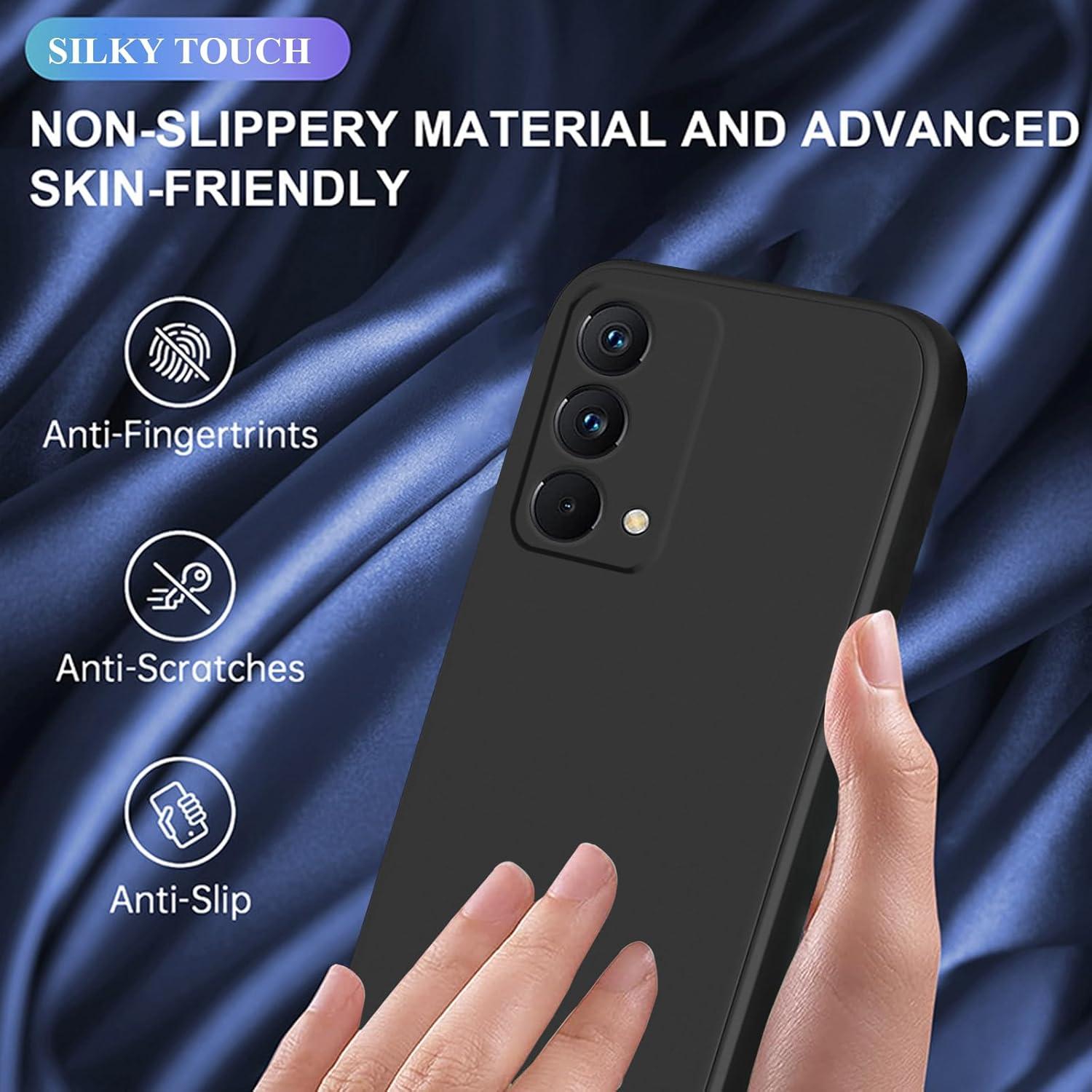 Funda de Silicona Negra para Realme GT Master Edition Delgado