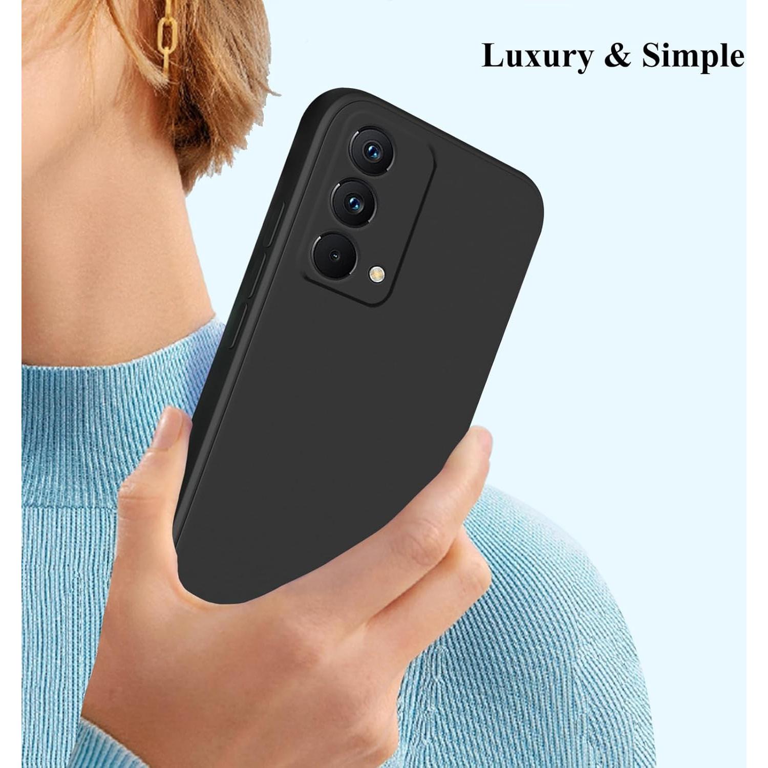 Funda de Silicona Negra para Realme GT Master Edition Delgado