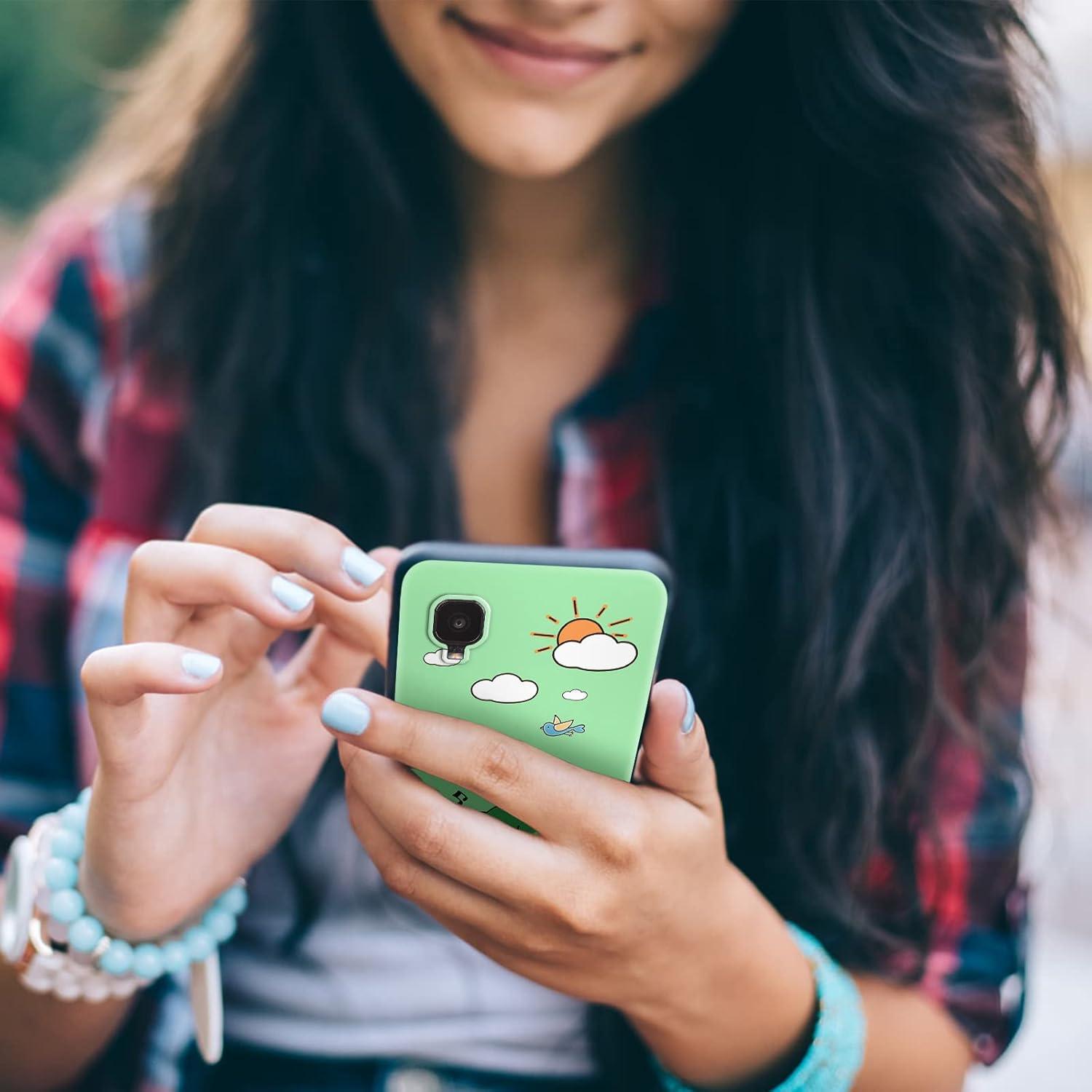 Funda para teléfono TCL A3 / A509DL - Dinosaurio Verde TPU