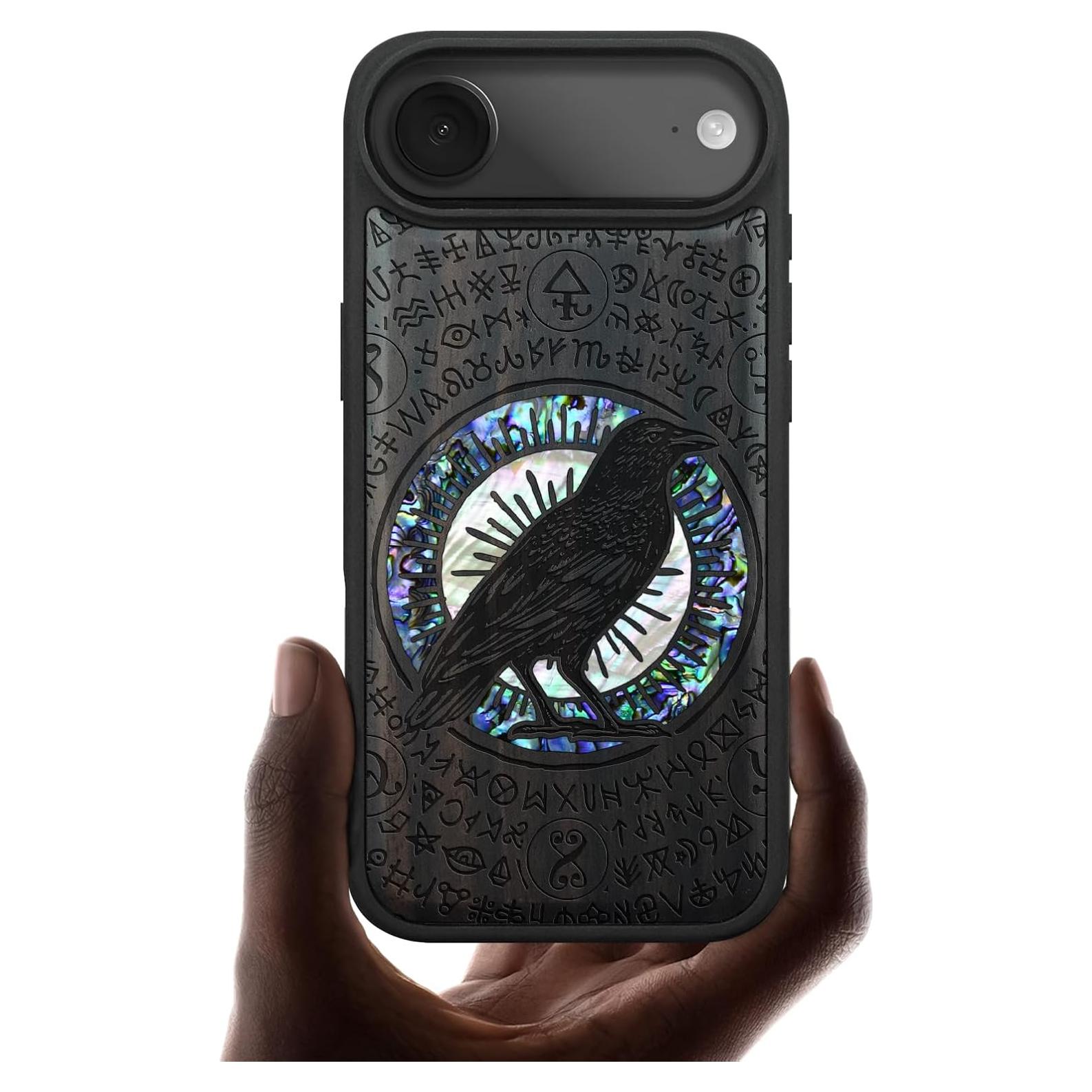 Funda Magnética Carveit para iPhone Air - Madera Grabada y TPU