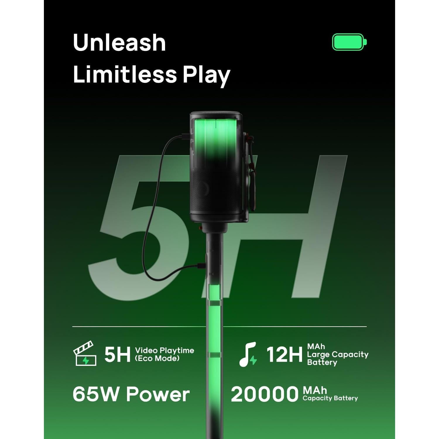 Proyector Láser XGIMI MoGo 4, 550 Lúmenes, Google TV, Kit Completo