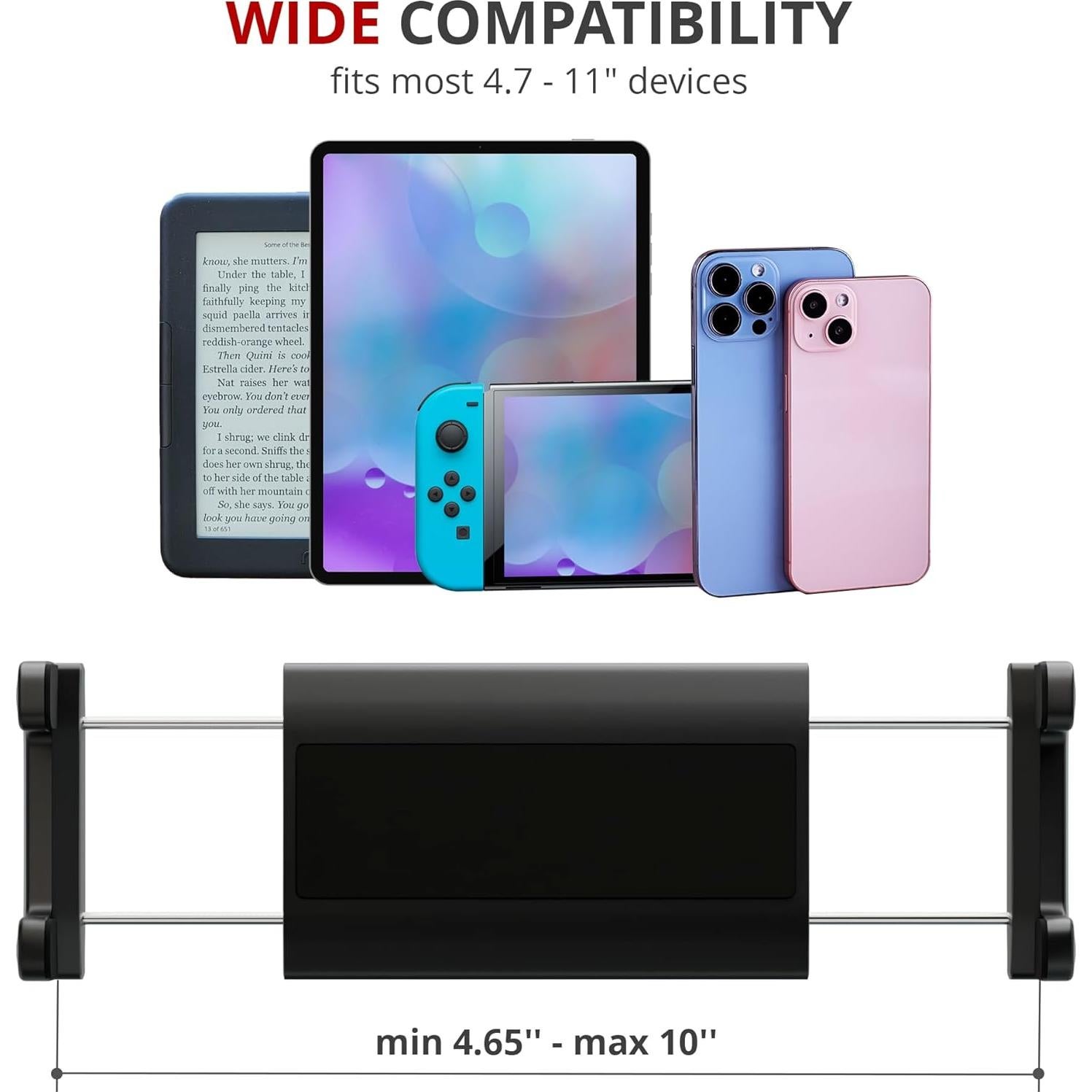 Soporte para Tabletas X-Protector 4.7" a 11" - Aluminio