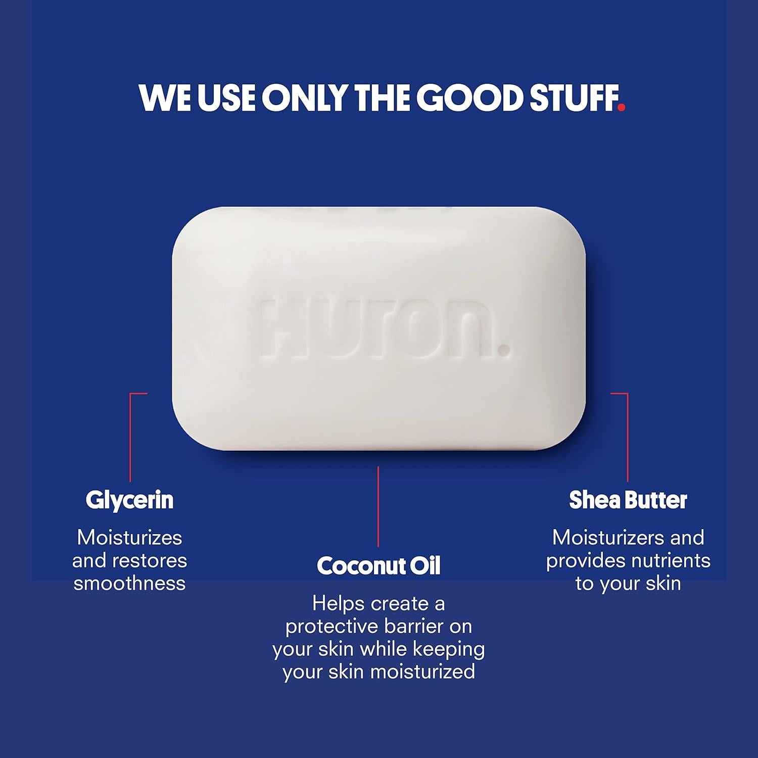 Jabón de Barra Huron Cítricos Eucalipto 3 Unidades 142g