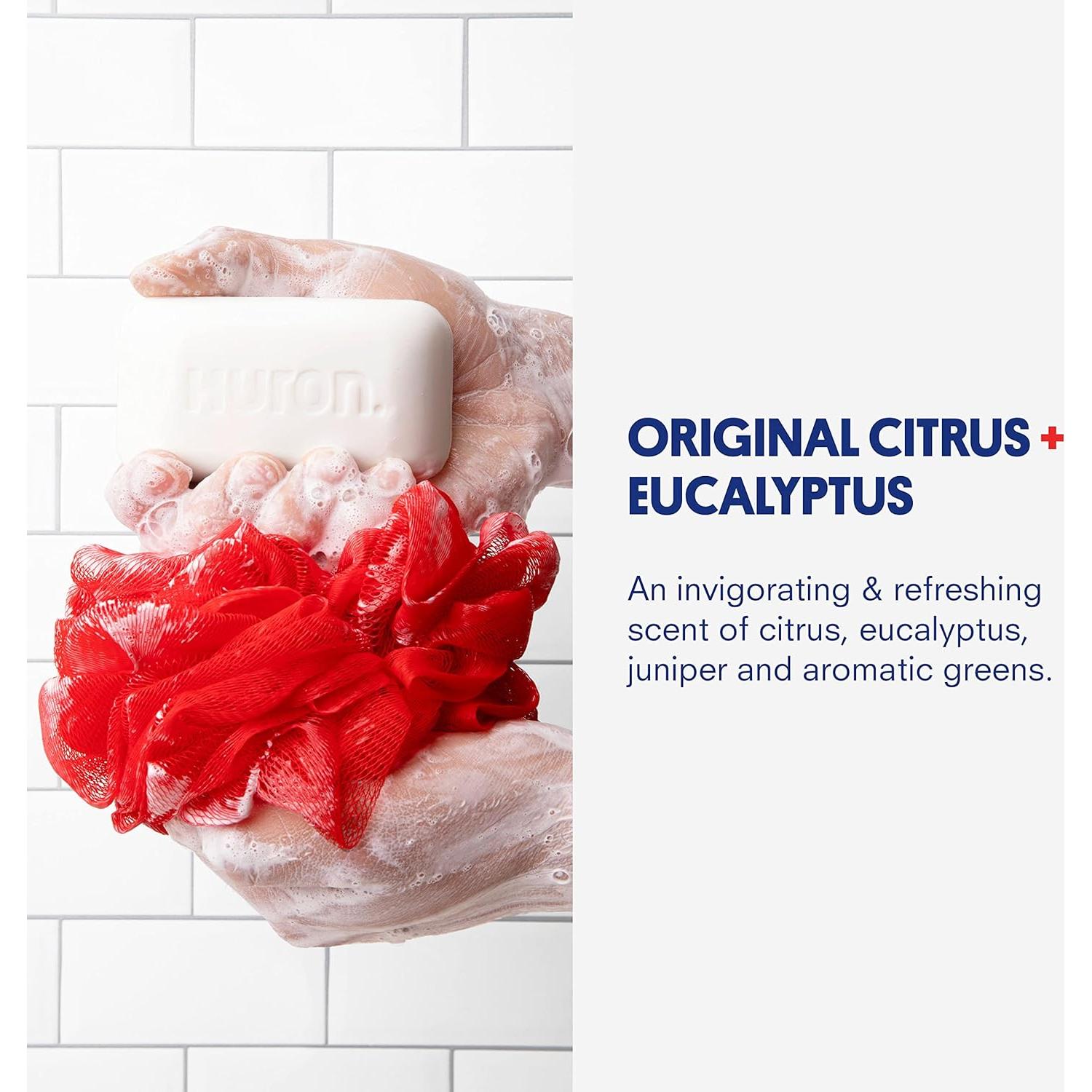 Jabón de Barra Huron Cítricos Eucalipto 3 Unidades 142g