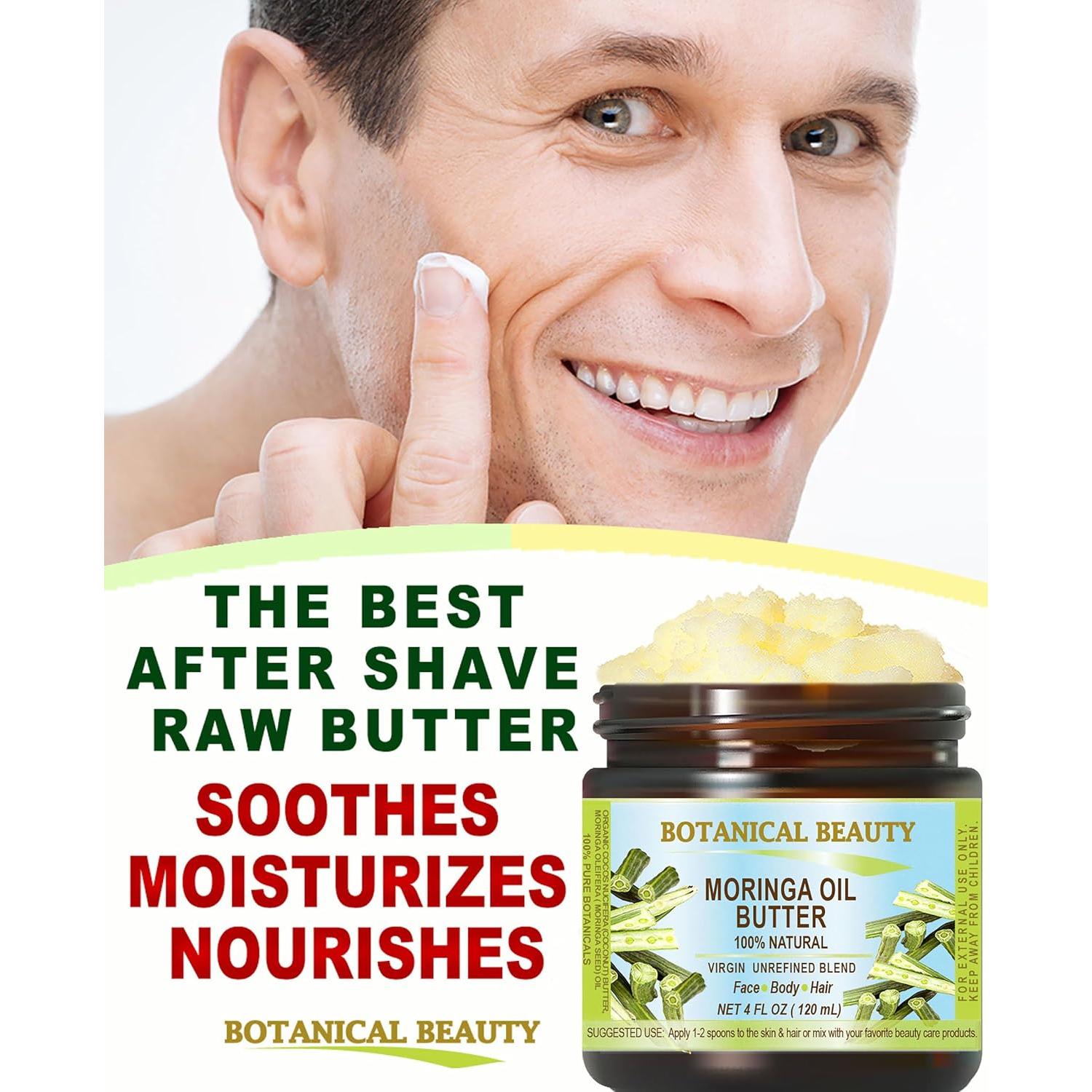 Manteca de Aceite de Moringa Belleza Botánica 60 ml Pura Natural