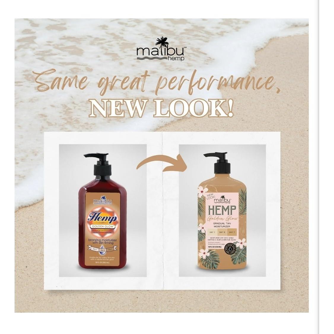 Loción Reafirmante para Piel Malibu Tan Hemp 530 ml