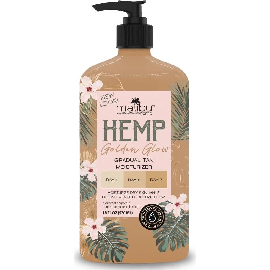 Loción Reafirmante para Piel Malibu Tan Hemp 530 ml