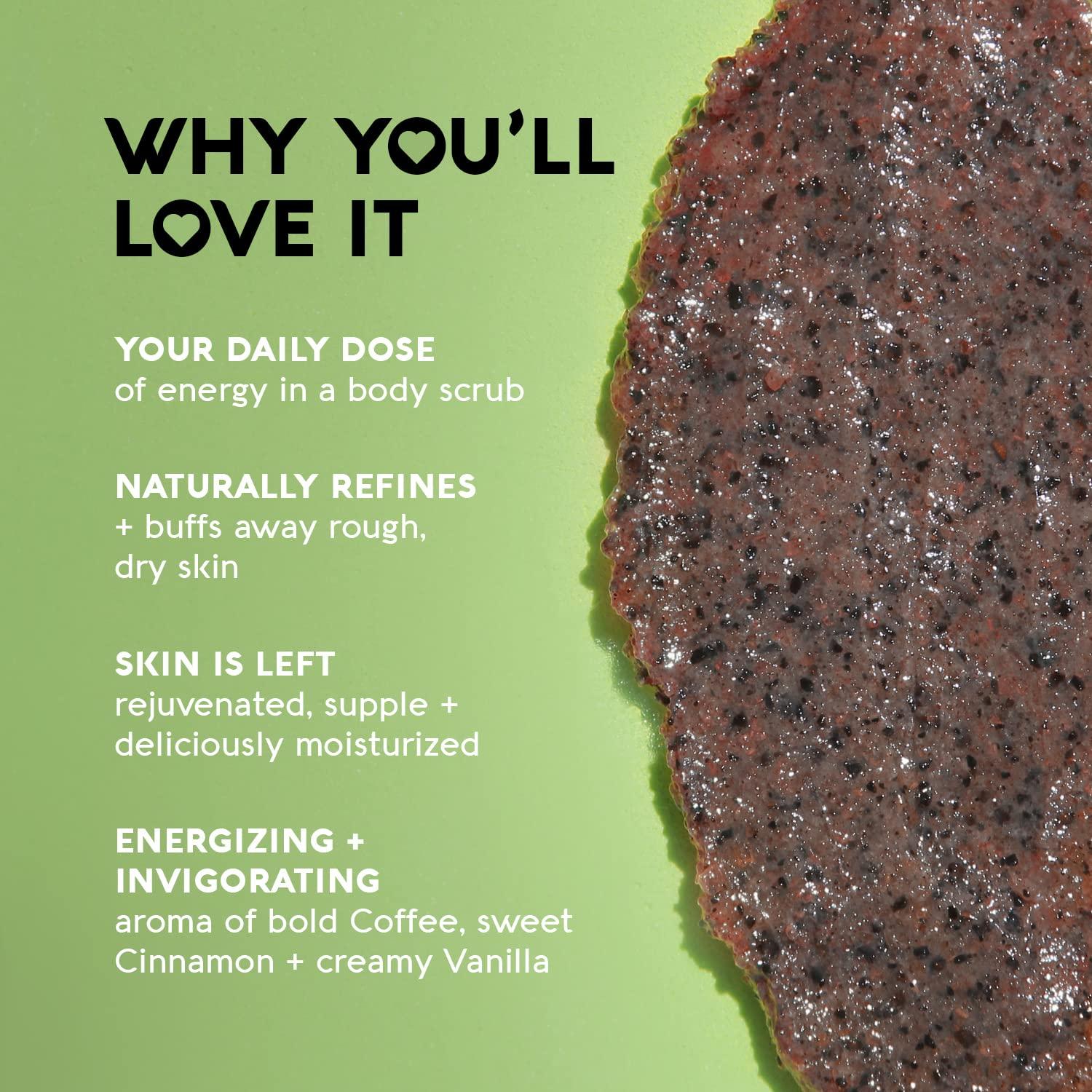 Exfoliante Corporal Energético de Café y Canela Garcoa 320g