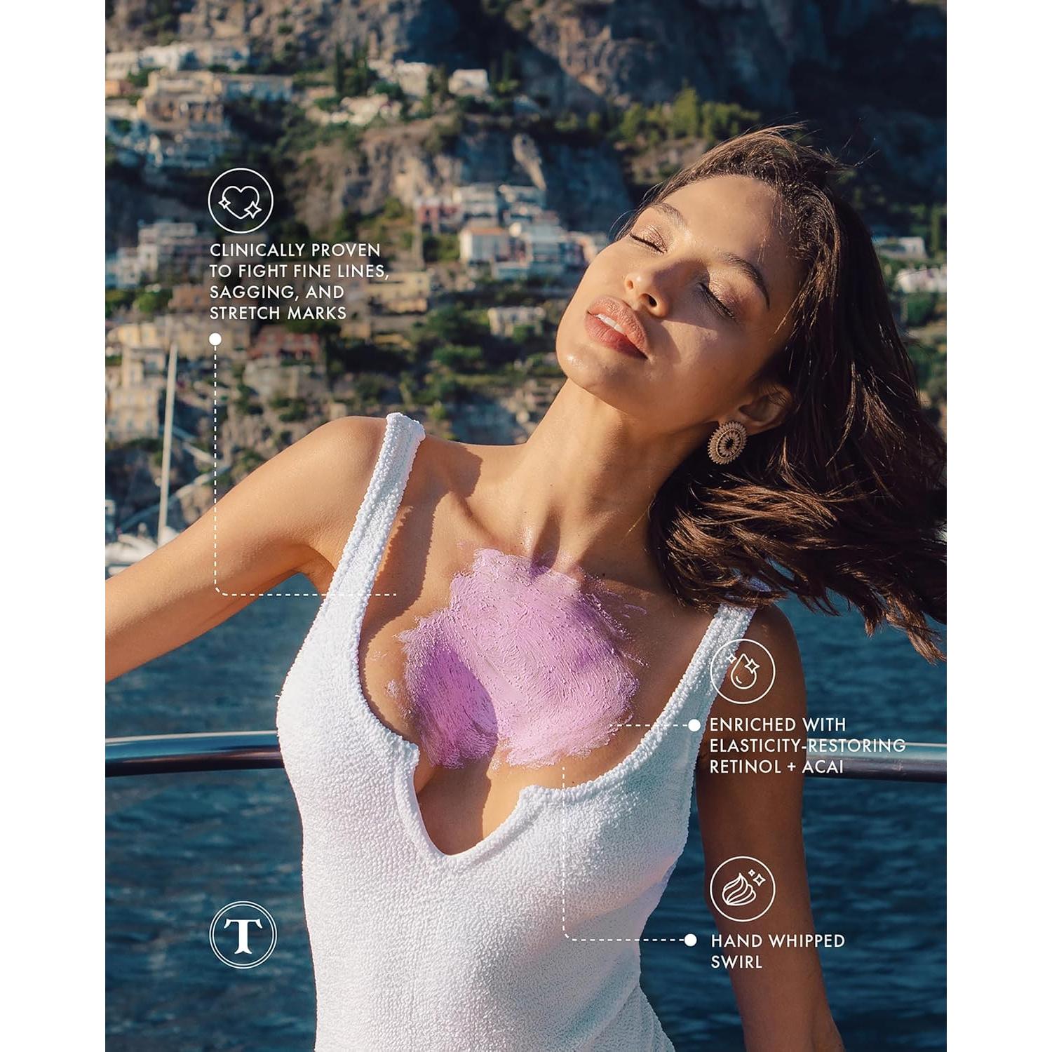 Crema Reafirmante para Senos Truly Acai 322g - Retinol y Antioxidantes