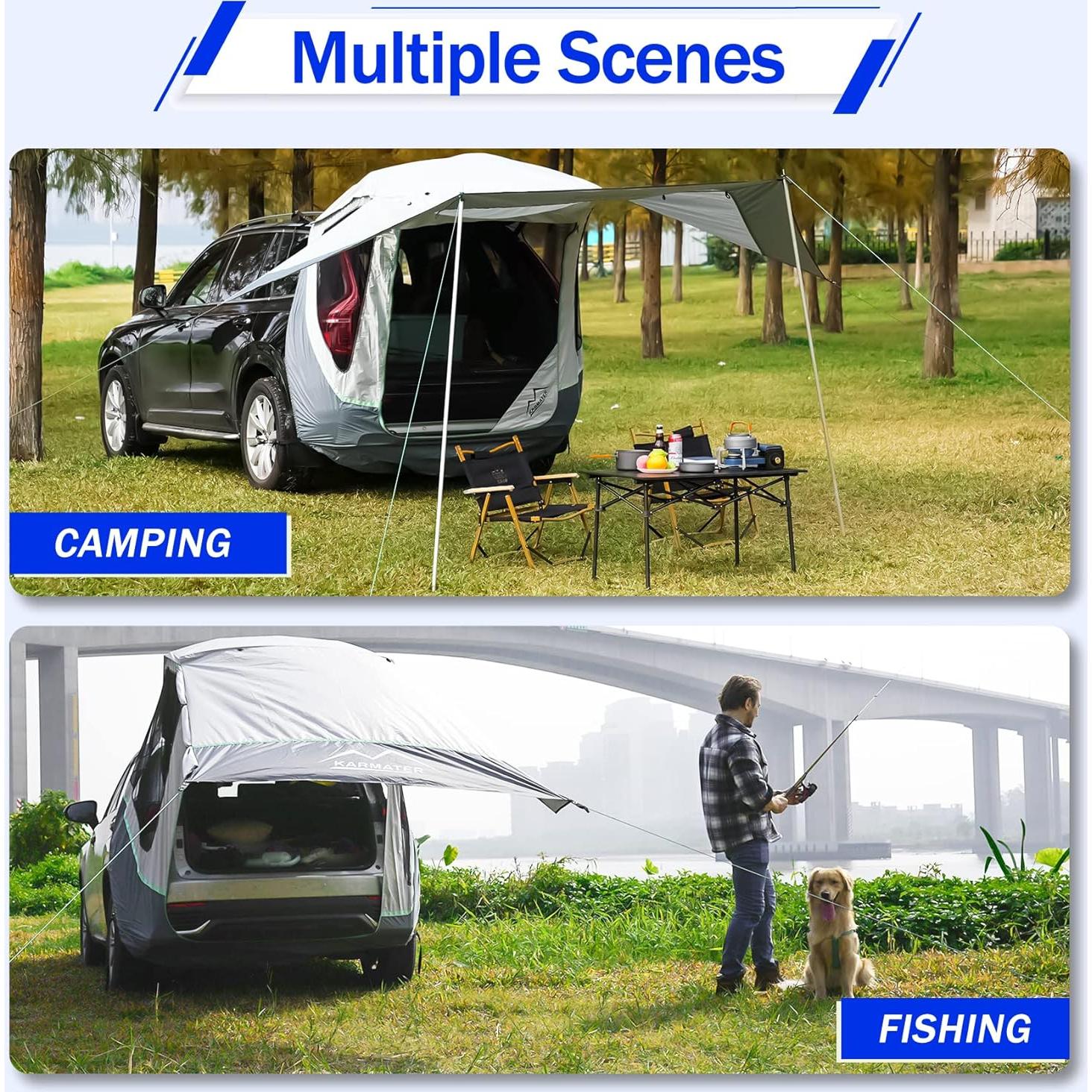 Carpa para Maletero SUV M KARMATER 1.83x1.83m Resistente