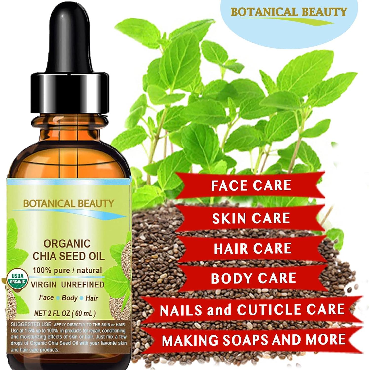 Aceite de Semilla de Chía Orgánico Botanical Beauty 10 ml