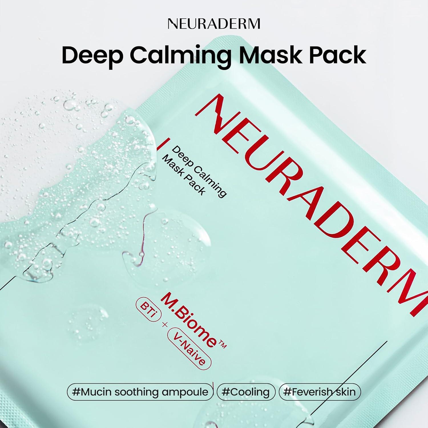 Mascarilla Facial Calmante Profunda Medytox - 5 Unidades