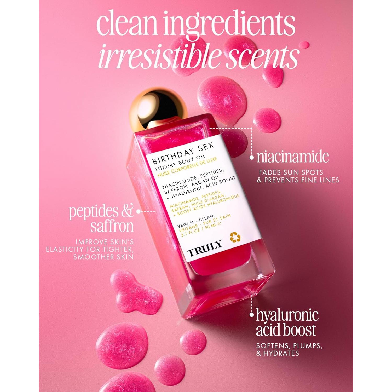 Aceite Corporal Truly Luxury Hidratante 321g Brillo Natural