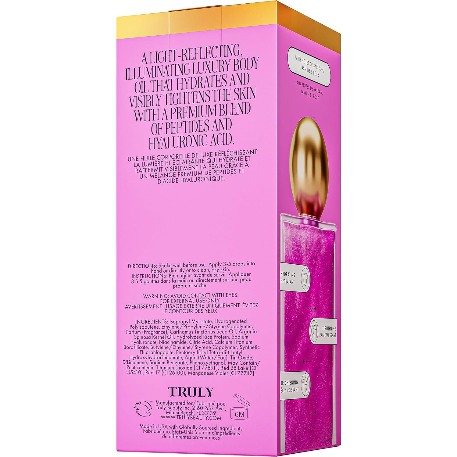 Aceite Corporal Truly Luxury Hidratante 321g Brillo Natural