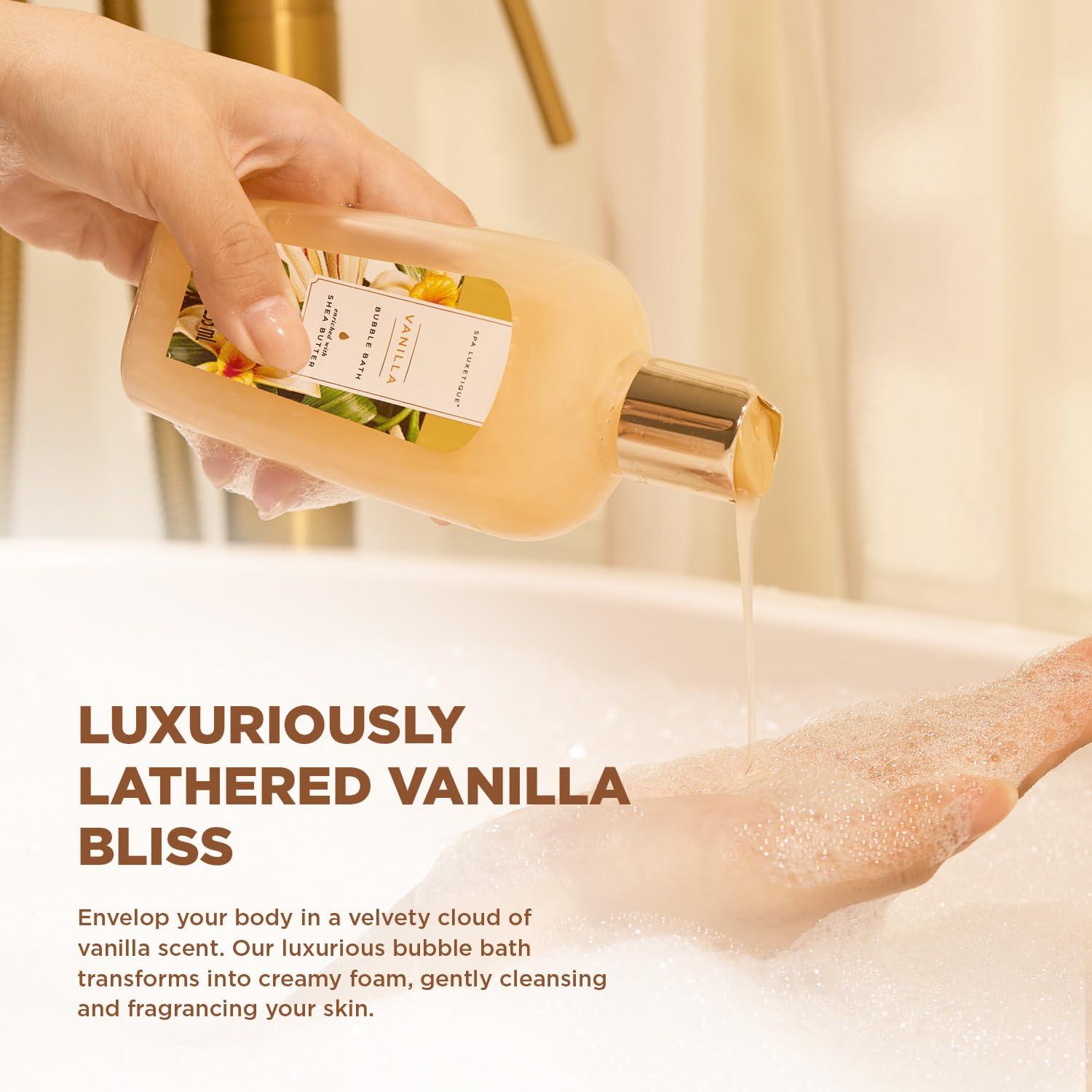 Cesta de Regalo Spa Luxetique 15 Pcs Vainilla para Mujeres