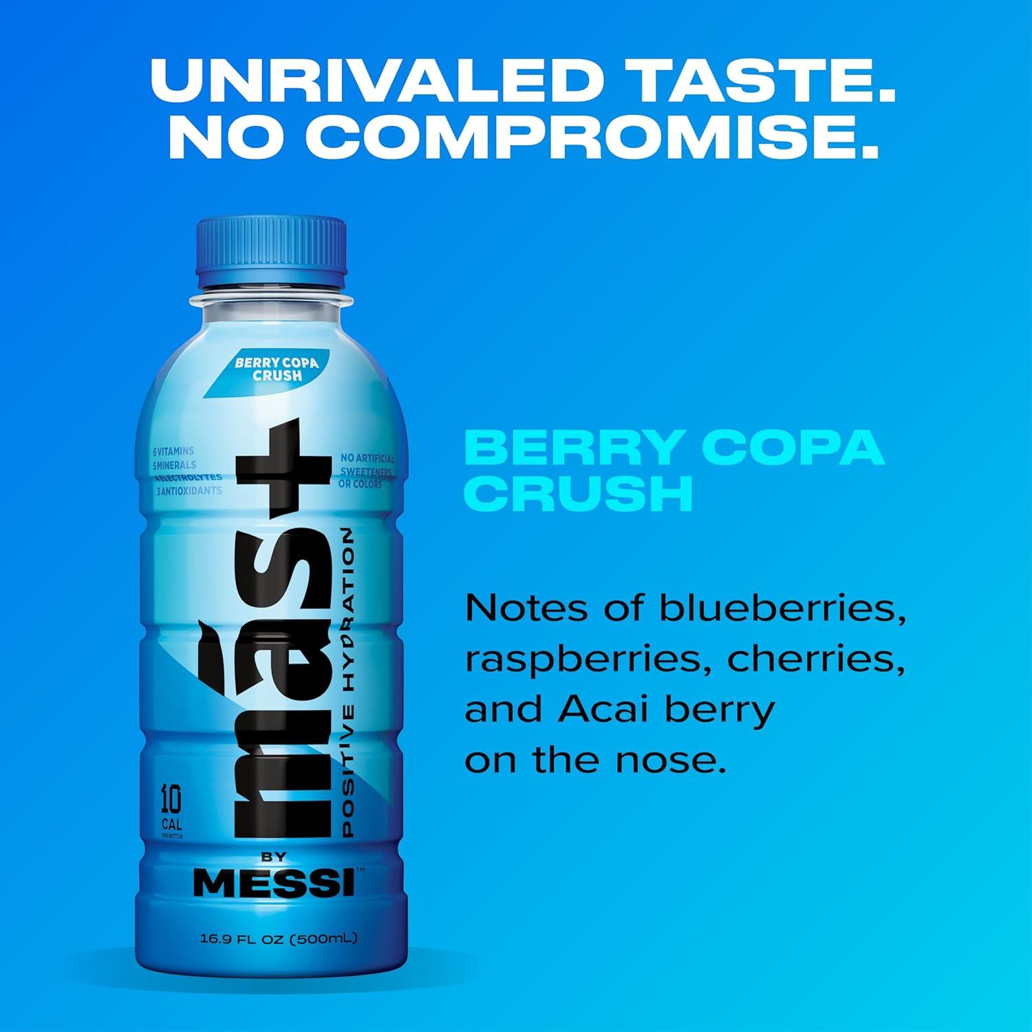 Bebida Deportiva Más+ by Messi 500ml Berry Copa Crush
