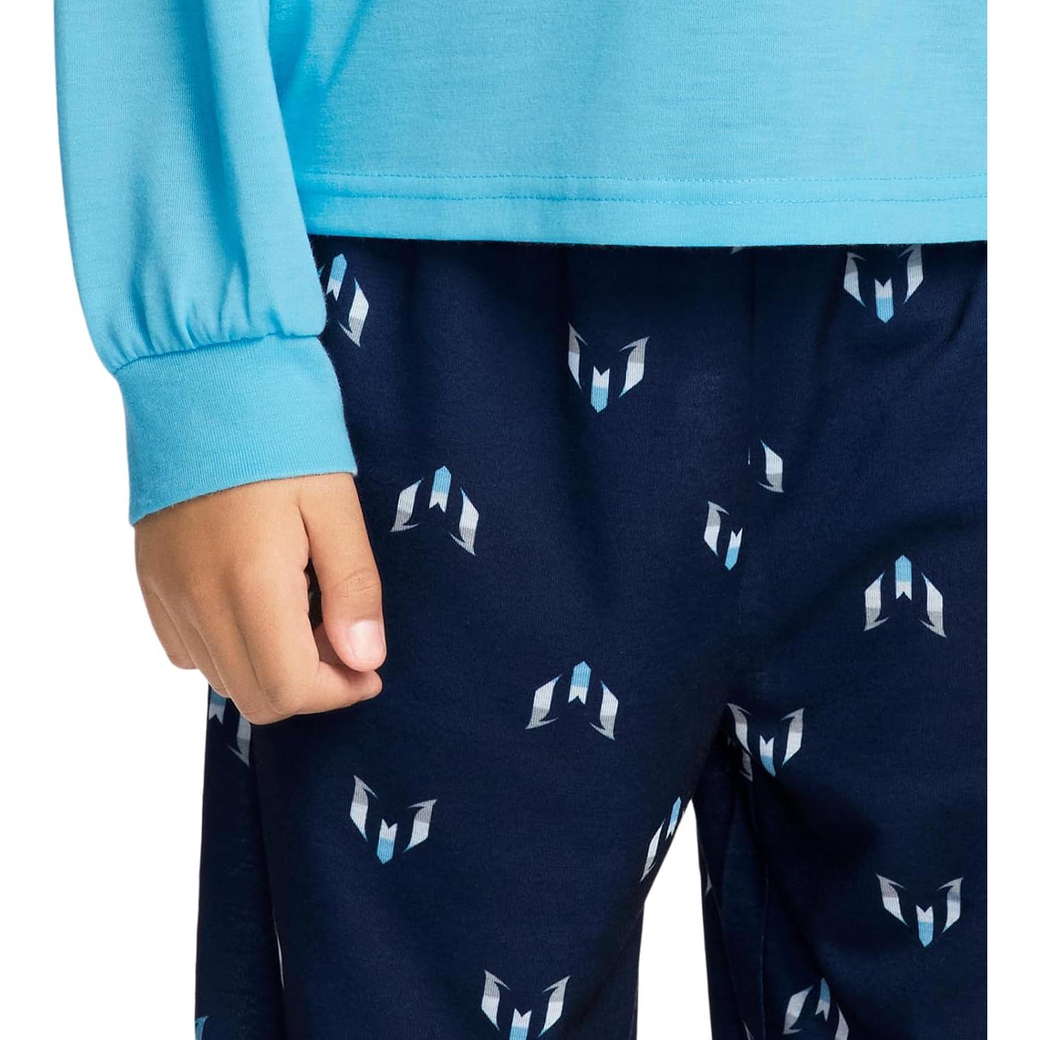 Conjunto de Manga Larga Messi para Niños 2 Piezas - Tallas 4-18