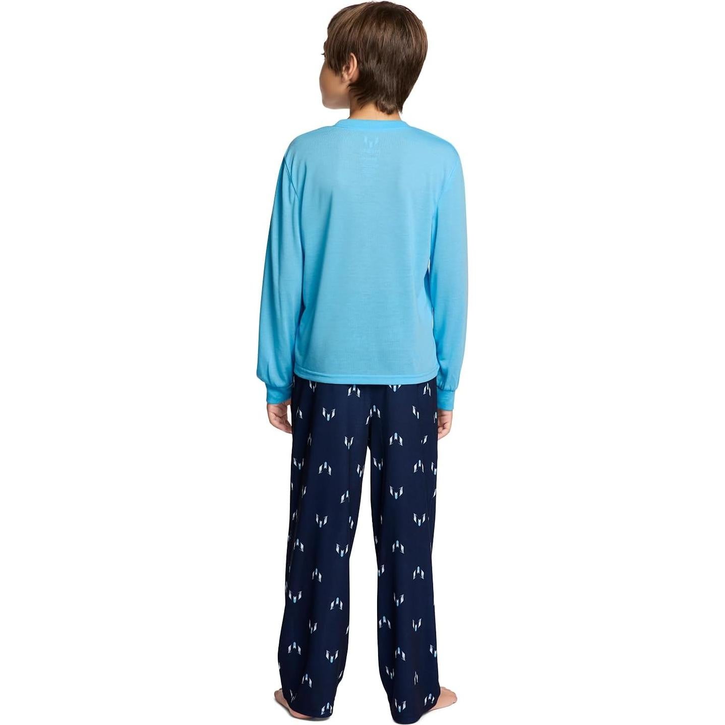 Conjunto de Manga Larga Messi para Niños 2 Piezas - Tallas 4-18