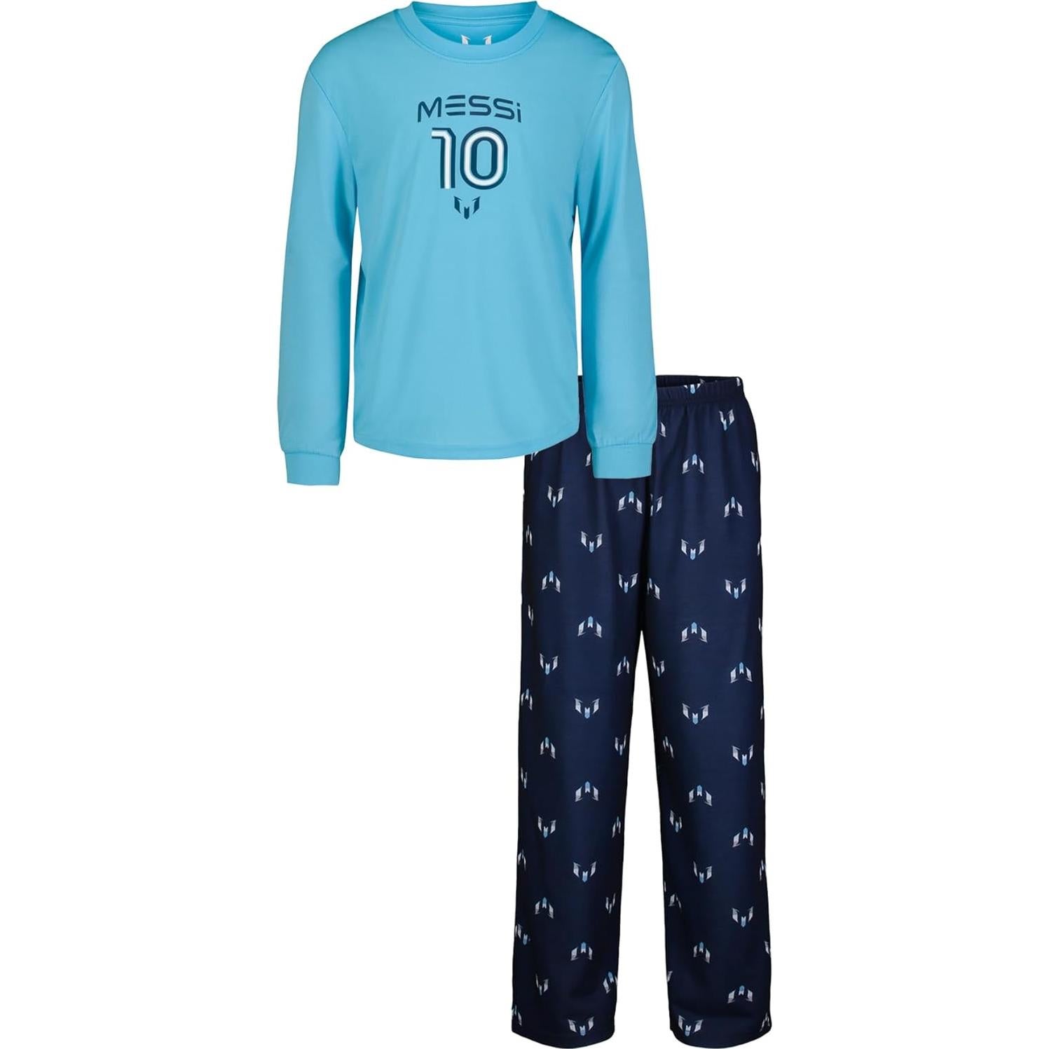 Conjunto de Manga Larga Messi para Niños 2 Piezas - Tallas 4-18