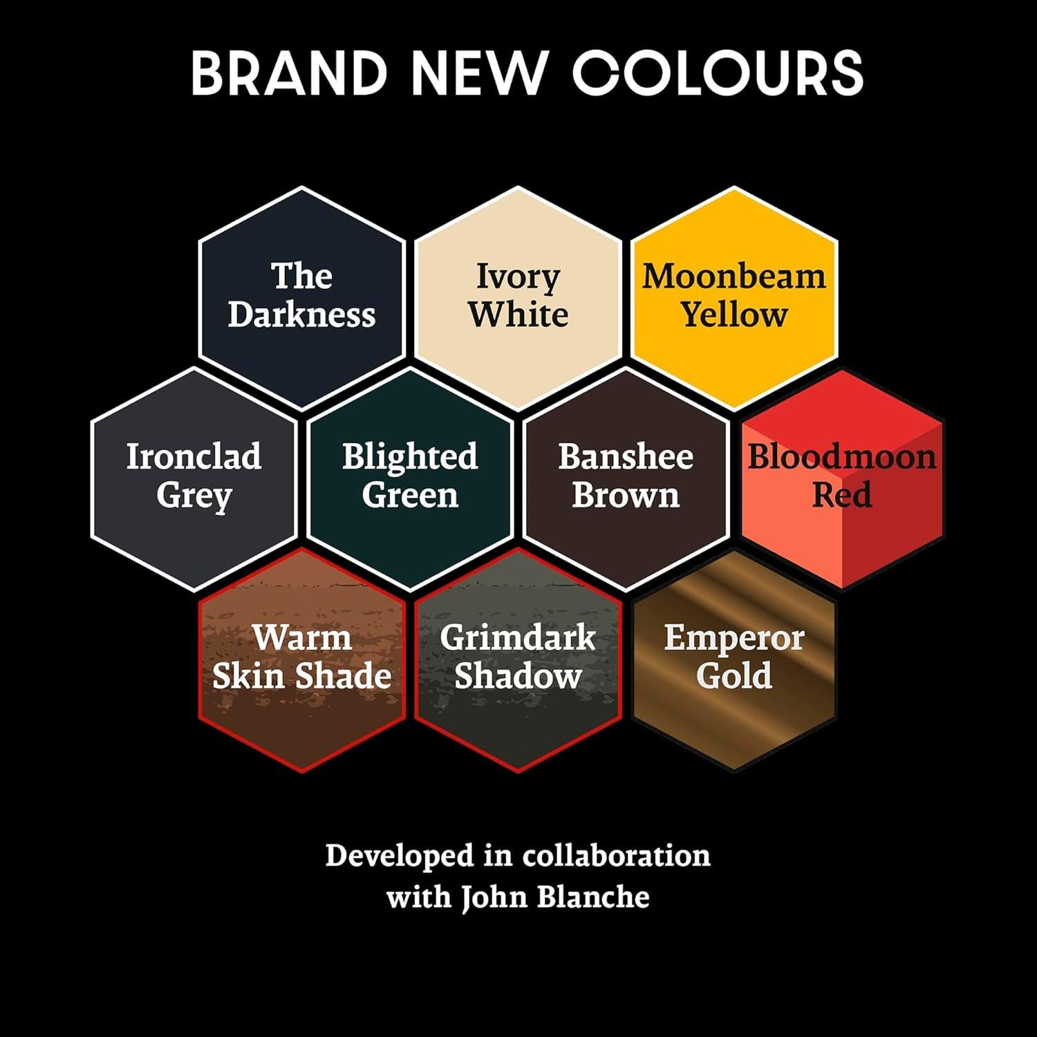 Set de Pintura The Army Painter John Blanche Vol. 1 10x18ml