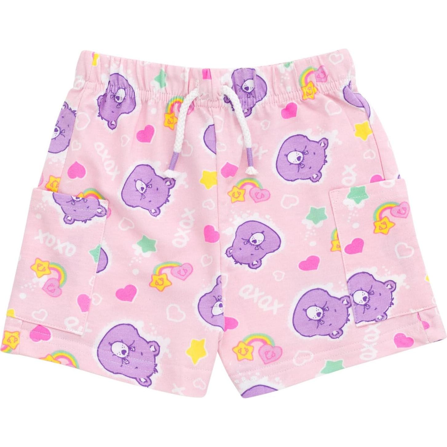 Conjunto Care Bears para Niñas - Camiseta y Pantalones Cortos 2T