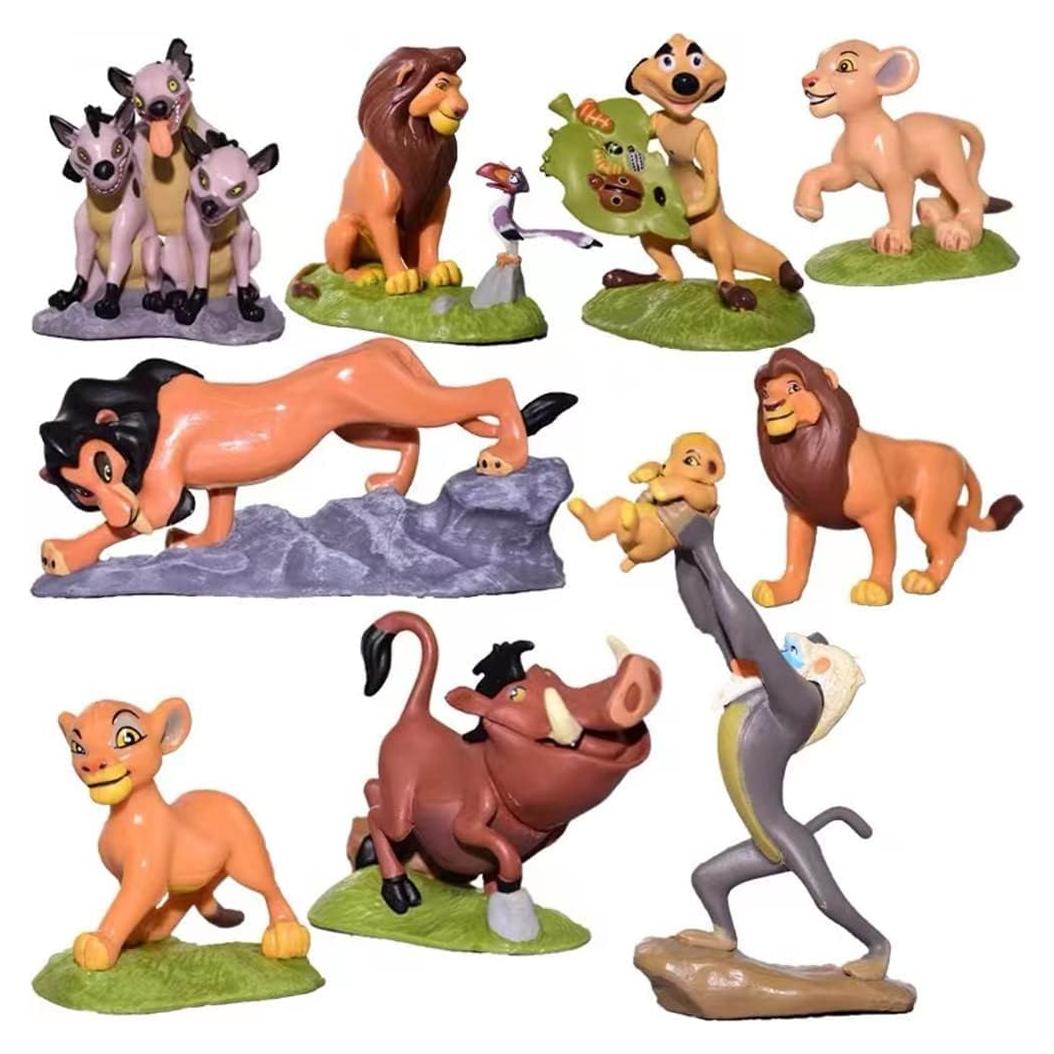 Figuritas de Acción de Animales GFEANIUH Set de 9 Decoración